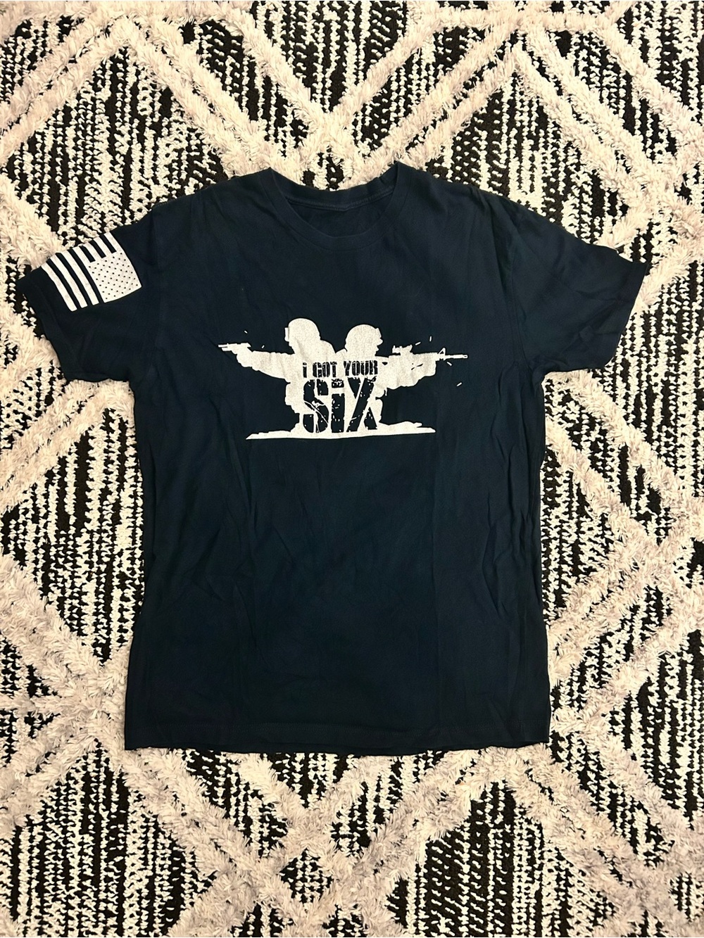 I Got Your Six Grunt Style Men’s T-Shirt Size Medium Enlisted Nine Fight Co.